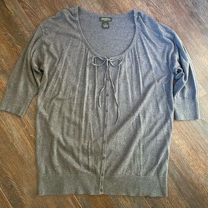 Eddie Bauer gray sweater